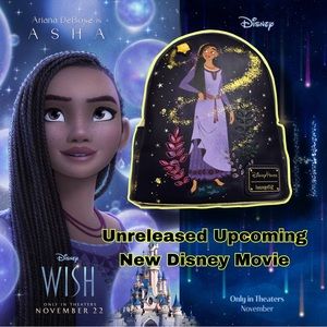 ⭐️NEW!!! FIRST PICK Disney Parks Upcoming movie “Wish” Loungefly Backpack